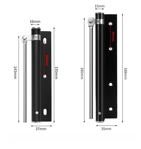 باب أوتوماتيكي بإغلاق ناعم 180 درجة مع ضبط مصد التوقف، غالق باب للأثاث، مانع انزلاق الباب - Product Image 2
