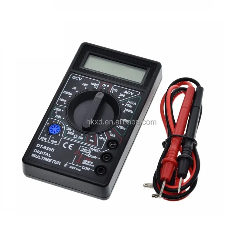 DT830B Digital Multimeter Voltage Resistance Diode Triode Tester no Battery DT-830B