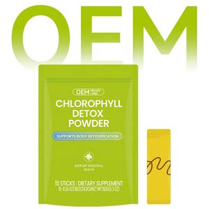 ผลิตภัณฑ์เสริมอาหารสมุนไพร ACORN OEM แบรนด์ส่วนตัว สำหรับสุขภาพลำไส้ ผงดีท็อกซ์คลอโรฟิลล์ สำหรับผู้ใหญ่ - Product Image 1