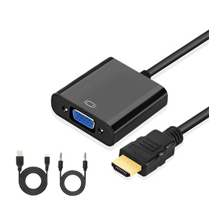 HD 1080P HDTV в <span class=keywords><strong>VGA</strong></span> конвертер HDTV кабель с аудиосистемой HDTV переходник для <span class=keywords><strong>VGA</strong></span> Женский адаптер для PS4 TV Box xbox TV ноутбук - Product Image 1