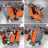 Coupe-asphalte à moteur essence ZUJI Q500, faible consommation d'entretien, profondeur de coupe réglable, 15HP, certifié CE