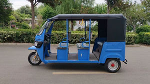 Venta al por Mayor de Triciclo Eléctrico Bajaj Tuktuk <span class=keywords><strong>Taxi</strong></span> 2026, 6 Asientos, Amplio Espacio, 3 Filas, para Transporte de Pasajeros - Product Image 4