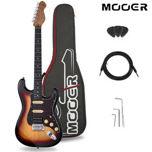 Guitarra Eléctrica <span class=keywords><strong>MOOER</strong></span> MSC10 Serie Pro, 6 Cuerdas, Madera de Aliso 38, Diapasón de Ébano, Acabado Sunburst, Impuestos Incluidos, Solo 1 Restante - Product Image 2