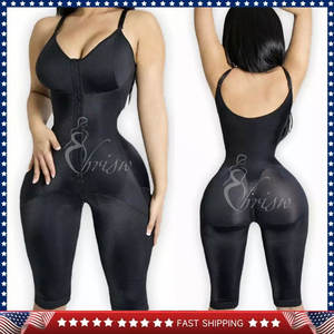 Fajas Colombianas Reductoras Post Cirugía Moldeador de cuerpo completo para mujer Control de barriga Fajas sin tirantes Con Cinturilla Corset Shapewear - Product Image 4