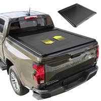 Couverture de benne rétractable électrique pour pick-up Toyota 2019-2023, étanche, en alliage d'aluminium, ajustement universel, sans perçage