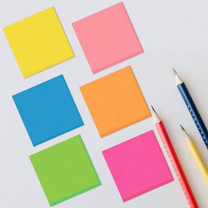 Xj769 Hot Sale Pad 10 Colors Notes Logo Print Sticky Note Custom Size 3X3 Inches - Product Image 5