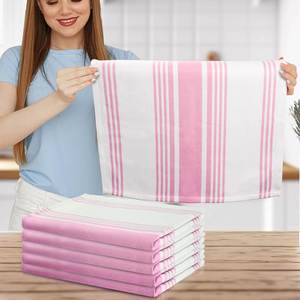 Custom No Tassels Fabric Wholesale Terry Cotton Kitchen <b>Quick</b>-<b>Dry</b> Compressed Tea <b>Towel</b> - Product Image 2