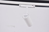 Spot LED magnétique 48V en alliage d'aluminium, projecteur réglable moderne noir pour plafond intérieur, idéal pour hôtels, galeries, musées