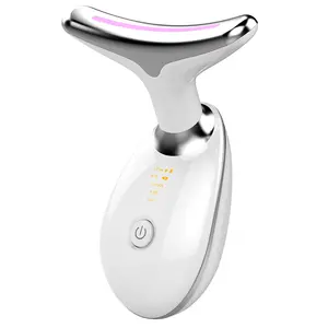 RF Led EMS Neck Face Lifting Massager Remove Double Chin Neck Device Beauty Neck Face Wrinkle Removal Beauty Device Skin