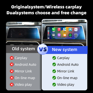 Boîtier adaptateur sans fil Carplay Android EVO Keep Original Control Compatible pour <span class=keywords><strong>BMW</strong></span> Series <span class=keywords><strong>7</strong></span> 2018-2020 <span class=keywords><strong>YouTube</strong></span> Tiktok Video Play - Product Image 3