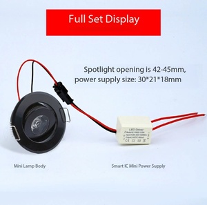 Spot LED mural moderne 1W pour cuisine, type œil de bœuf, à affichage LED, vente directe usine - Product Image 2