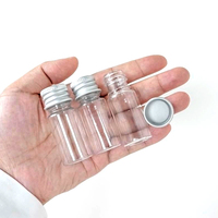 Flacon en plastique de petite taille pour poudre liquide médicale, étanche, avec bouchon à vis en aluminium, marque privée, 10 ml, 30 ml, 0,34 oz, 1 oz