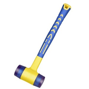 Martillo de Instalación Integrado con Mango de Plástico, Martillo de Goma para el Hogar, para Teñir, Decorar y Colocar Azulejos, con Cabeza Intercambiable - Product Image 2