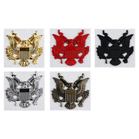 Vente en gros de logos de voiture 3D en métal personnalisés, autocollants de carrosserie American Eagle, badges et accessoires de décoration arrière