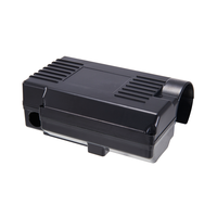 Boîtier de terminaison de moteur en plastique noir, boîte de jonction étanche en plastique pour connexion de câblage de moteur électrique monophasé