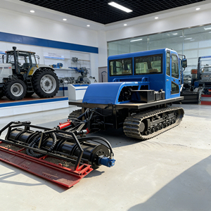 Compacteur de neige sur chenilles Ruibote à moteur diesel, machine de pavage robuste pour l'entretien des routes enneigées des stations de ski en hiver - Product Image 5