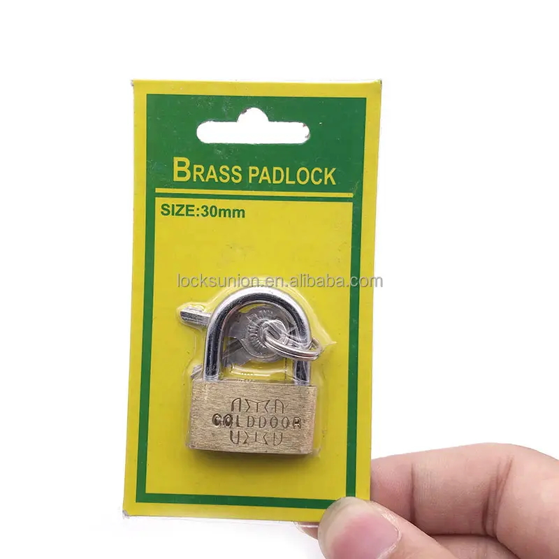 mini brass padlock thin type brass padlock cooper padlock