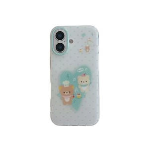 Nouvelle coque antichoc en TPU double couche IMD avec motif koala en forme de cœur à pois de dessin animé, compatible avec les modèles 17/16 Pro <span class=keywords><strong>Max</strong></span>/15 Pro - Product Image 5