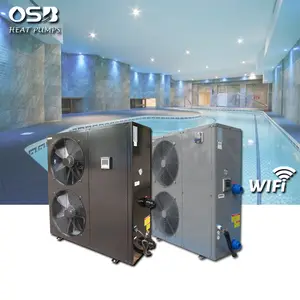 24kw 28kw high COP & quality new energy Air source heat pump swimming pool heater with WiFi remote controller