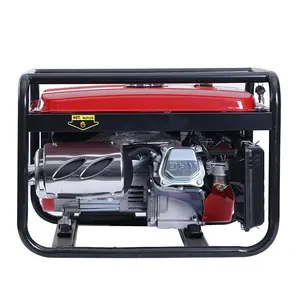 Open Frame Gasoline Generator Frame Portable Generator Gasoline 3kw 5kw 6kw 7kw Mobile Power Supply with Wheels