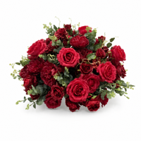 Boule de fleurs artificielles de luxe, réaliste, pour centre de table, mariage, banquet, hôtel, salle d'événements, réception, décoration