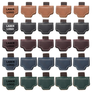 <span class=keywords><strong>Marque</strong></span>-pages en cuir personnalisés Bygone Mark, porte-stylo magnétique en cuir de qualité supérieure, cadeaux pour les amoureux des livres - Product Image 5
