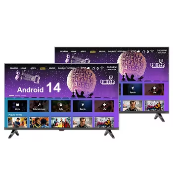 2024 Wholesale Most PopularI Flat Screen Android 14 LED LCD HDTV 43 Inch Smart TV Full HD 1080p for for Hotel Home