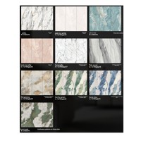 Carrelage de sol en porcelaine mate de 6 mm, aspect marbre moderne et luxueux, résistant à l'usure, grande taille, pour sols commerciaux intérieurs