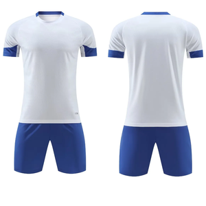 Completi Sportivi da Calcio per Ragazzi Design alla Moda Maglia da Calcio Personalizzata con Stampa a Trasferimento Termico 100% Poliestere - Product Image 2