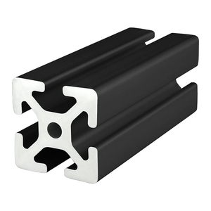 6m 40mm * 40mm estruso nero anodizzazione telaio in <span class=keywords><strong>alluminio</strong></span> industriale 4040 profili di estrusione di <span class=keywords><strong>alluminio</strong></span> produttore - Product Image 2