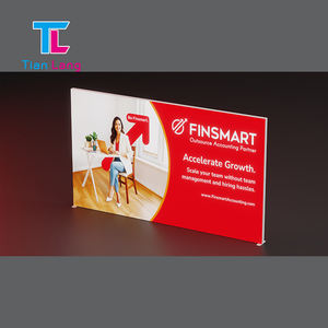 10*8ft อลูมิเนียมแบบพกพาผ้าสีพิมพ์ติดตั้งอย่างรวดเร็ว Backlit งานแสดงสินค้าบูธนิทรรศการจอแสดงผล LED Light BOX - Product Image 6