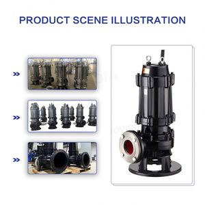 Pompe submersible mécanique commerciale pour eaux usées avec broyeur automatique 20 CV - Product Image 2