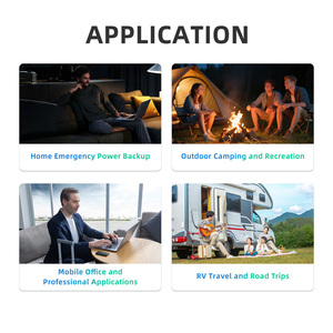 สถานีพลังงานสำรองแบบพกพา Smart Energy Storage Camping Pure Sine Wave LiFePO4 1024WH 1800w พร้อมแผงโซลาร์เซลล์ 100W 200W 400W 500W - Product Image 3