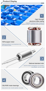 Yej2 Siemens AC cảm ứng ba giai đoạn nhôm DC phanh động cơ điện - Product Image 4