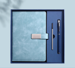 IStapromo Gifts Wholesale Promotional Luxury Gifts Items A5 Leather Notebook Luxury Business Gift Sets Customizable <b>Note</b> <b>Book</b> - Product Image 3
