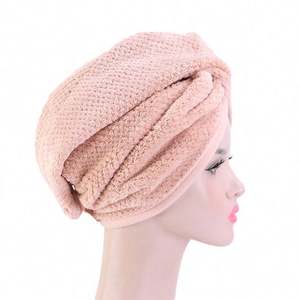 Serviette en microfibre pour cheveux pour femmes, turban enveloppant, anti-frisottis, absorbante, douce, séchage rapide pour la douche, bonnet de bain, impression numérique - Product Image 4