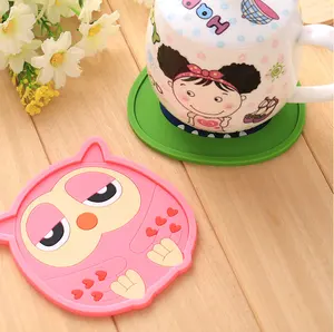 Silikon Cartoon Doraemon Cup Untersetzer Rutsch feste Tischset Pads Cup Kissen My Melody Tea Cup Holder Untersetzer