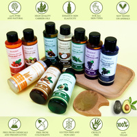 100% Minyak Esensial Murni Rosehip Maroko Argan Grapeseed Sweet Almond Lavender Orange Tea Tree Cold Pressed untuk Tubuh