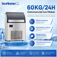 Vente Flash : Machine à Glace Commerciale Version Française, Production 60kg/24h