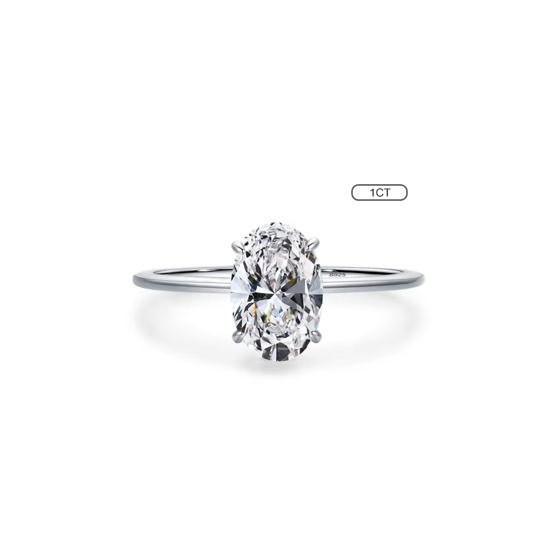 Silver +Zircon-1CT