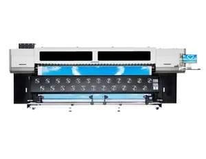 Zekâ renkli marka yüksek çözünürlüklü dijital kağıt baskı makine Ultra i3200-3302S eko solvent yazıcı
