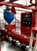 Machine de soufflage de film gravimétrique à haute vitesse 1600 mm pour film de sac LDPE/HDPE, monocouche, à vis simple, avec enroulement automatique - Usine