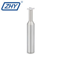 ZHY Outil de coupe personnalisable direct usine, Fraise en carbure, Fraise à queue en acier inoxydable, Fraise à rainurer en T, Fraise à bout sphérique