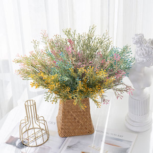 CallaFloral Ramo de Flores Artificiales de Plástico Azul y Rojo Rosa, Decoración de Interiores Estilo INS, Artesanía - Product Image 1