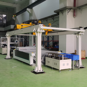 อุปกรณ์ระบบอัตโนมัติแบบโครงเหล็ก ควบคุมด้วย PLC มอเตอร์แบริ่งกำลังสูง เครื่องมือกลสำหรับโหลด/ขนถ่ายสินค้า ระบบพาเลทท์และถอดพาเลทท์ - Product Image 6