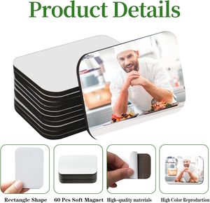 Transparent Waterproof Fridge Magnet Scratch Resistant Photo <b>Frame</b> <b>Magnetic</b> Acrylic Fridge Magnet for Bulk Supply - Product Image 3