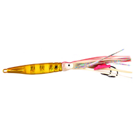 AGITEK Leurre de pêche artificiel en métal Jigs Fond de pêche marin Jigging vertical avec jupes de poulpe