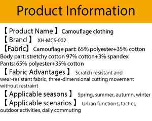 Traje Táctico Camuflaje <span class=keywords><strong>ACU</strong></span> Transpirable Unisex Juego Ranita Militar Premium Venta al por Mayor Uniforme Exterior Venta Directa de Fábrica - Product Image 6