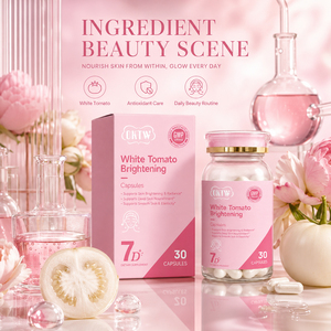 OKTW Ready Stock Contract Manufacturing White <b>Tomato</b> plant capsules even tone <b>support</b> hyaluronic acid For Pack - Product Image 2