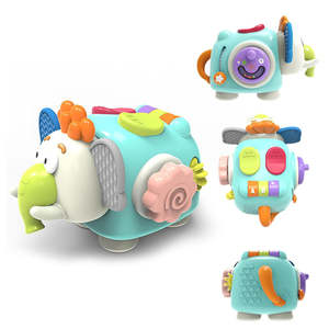 Lindo elefante <span class=keywords><strong>de</strong></span> dibujos animados música interactiva bebé actividad <span class=keywords><strong>cubo</strong></span>-Padre niño jugar mano ojo coordinación desarrollo juguete - Product Image 5